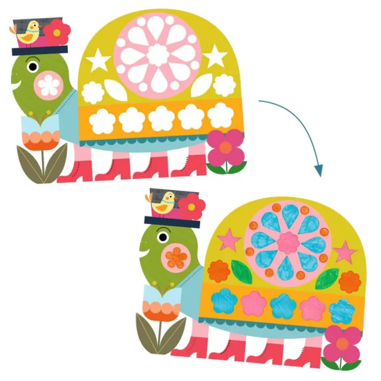 Djeco Pochoirs Djeco<Coffret Pour Dessiner Au Pochoir "Norme Mais Drole" 9888