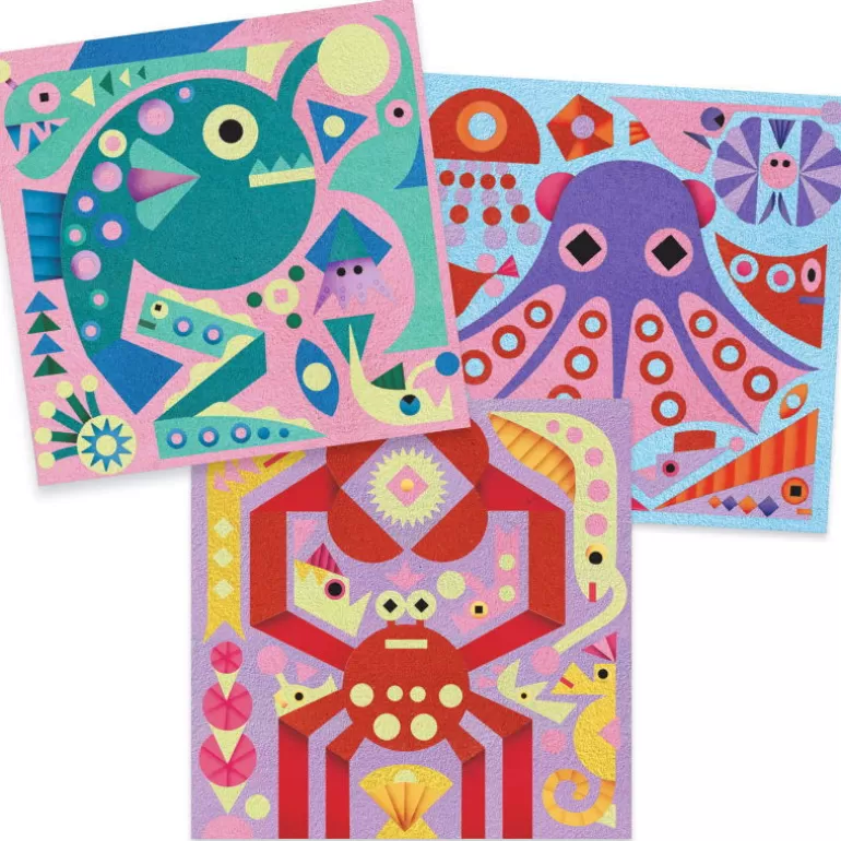 Djeco Sables Colorés, Paillettes<Coffret Sables Colorés "Sea Lights" 8679