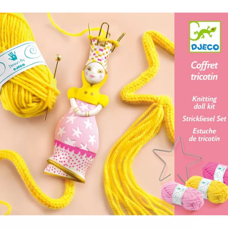 Djeco Tricotin, Pompons<Coffret Tricotin "Princesse" 9834