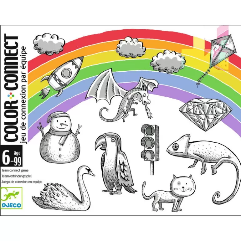 Djeco Jeux De Société<Color Connect, Jeu De Cartes 5088