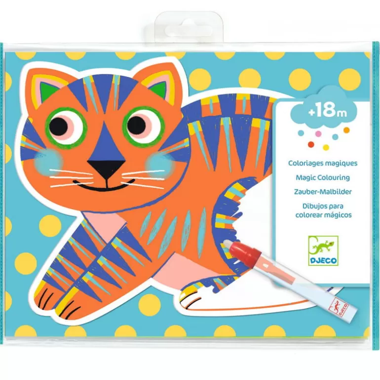 Djeco Dessin, Peinture, Coloriage<Coloriages Magiques A L'Eau "Animaloma" 9068