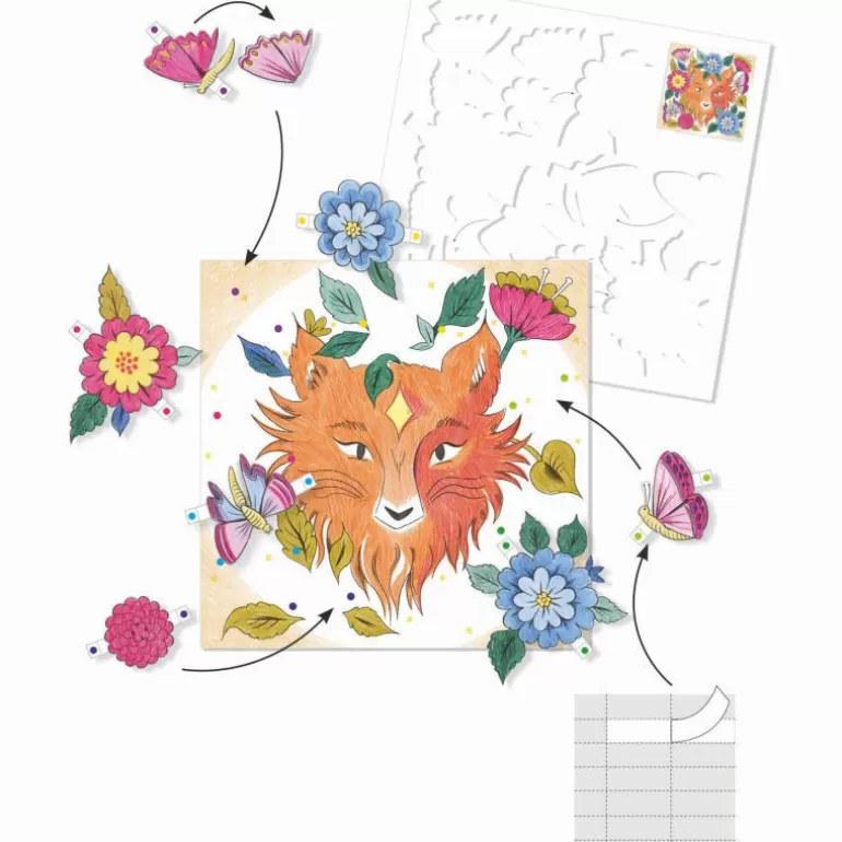 Djeco Dessin, Peinture, Coloriage<Coloriages Surprise 3D 'En Foret' 9657