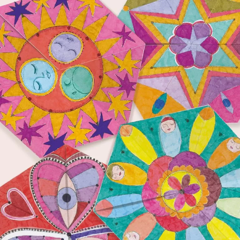 Djeco Dessin, Peinture, Coloriage<Coloriages Surprise 'Mandalas Constellations' 9655