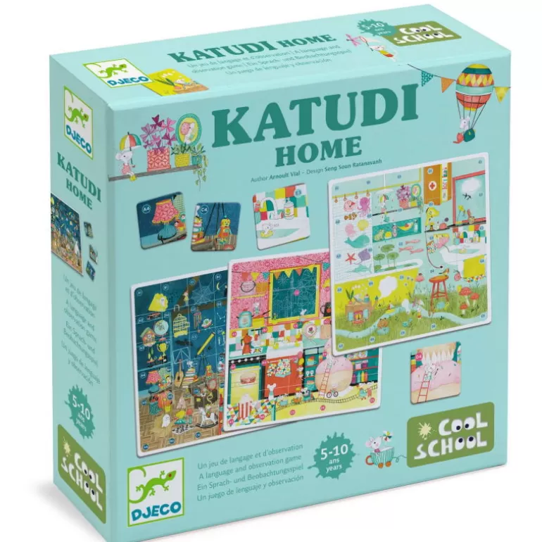 Djeco Jeux De Société<Cool School "Katudi Home", Jeu De Langage Et D'Observation 8584