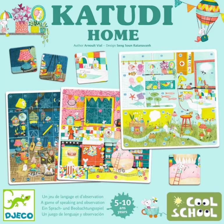 Djeco Jeux De Société<Cool School "Katudi Home", Jeu De Langage Et D'Observation 8584