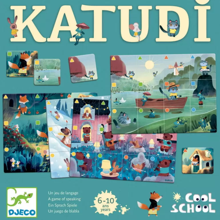 Djeco Jeux De Société<Cool School "Katudi", Jeu De Langage Et D'Observation 8535