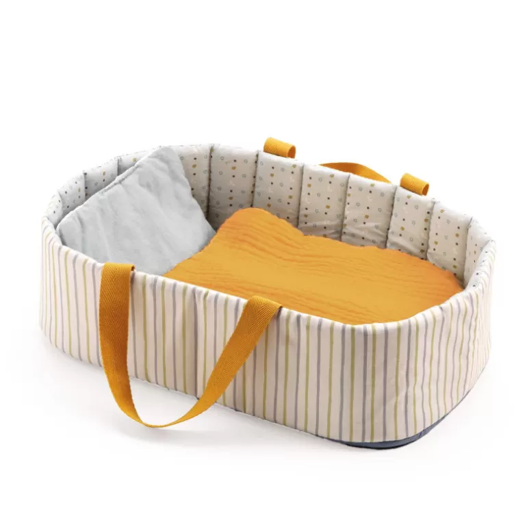 Djeco Poupées, Peluches<Couffin 'Blue Lines' Accessoire Pour Poupee Pomea De 7845