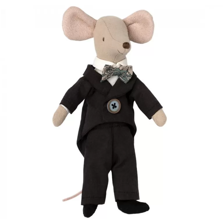Maileg Maison De Poupee En Bois<Couple De Souris En Tenue De Mariage Et Dans Leur Boite