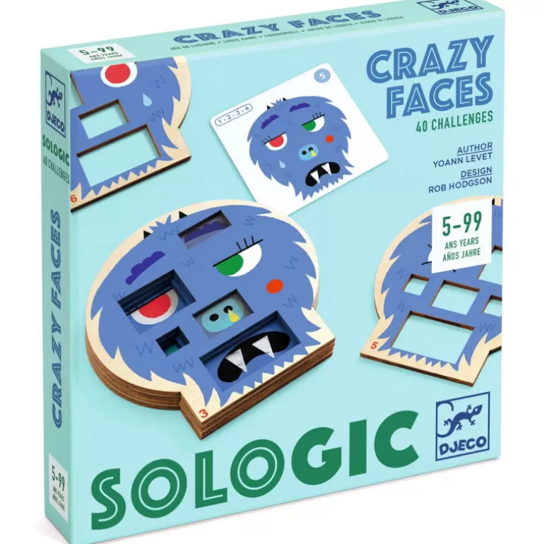 Djeco Jeux De Société<Crazy Faces Jeu Sologic De 8591