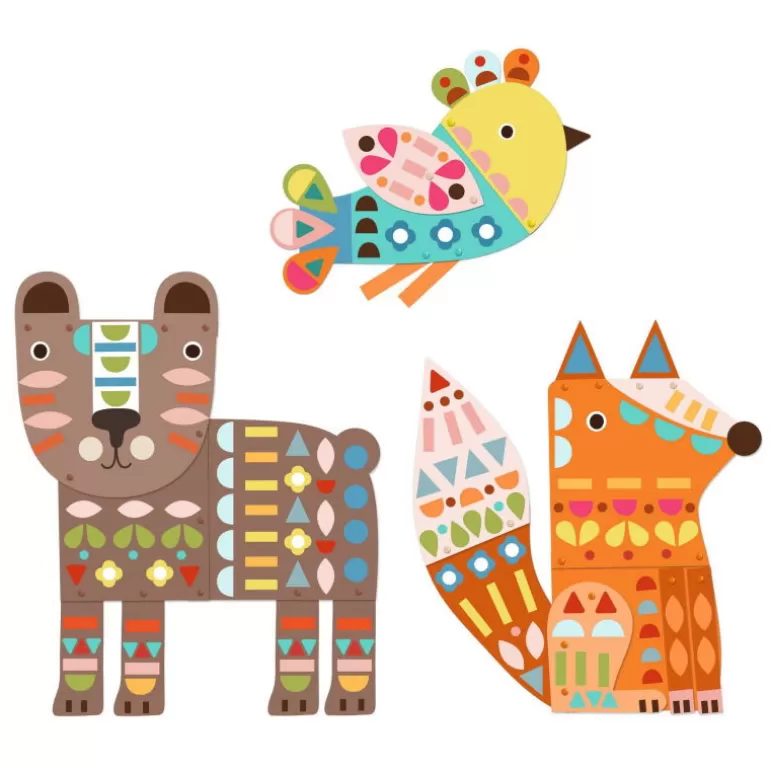 Djeco Paper Toys<Creer Avec Du Papier "3 Animaux Geants" 9895