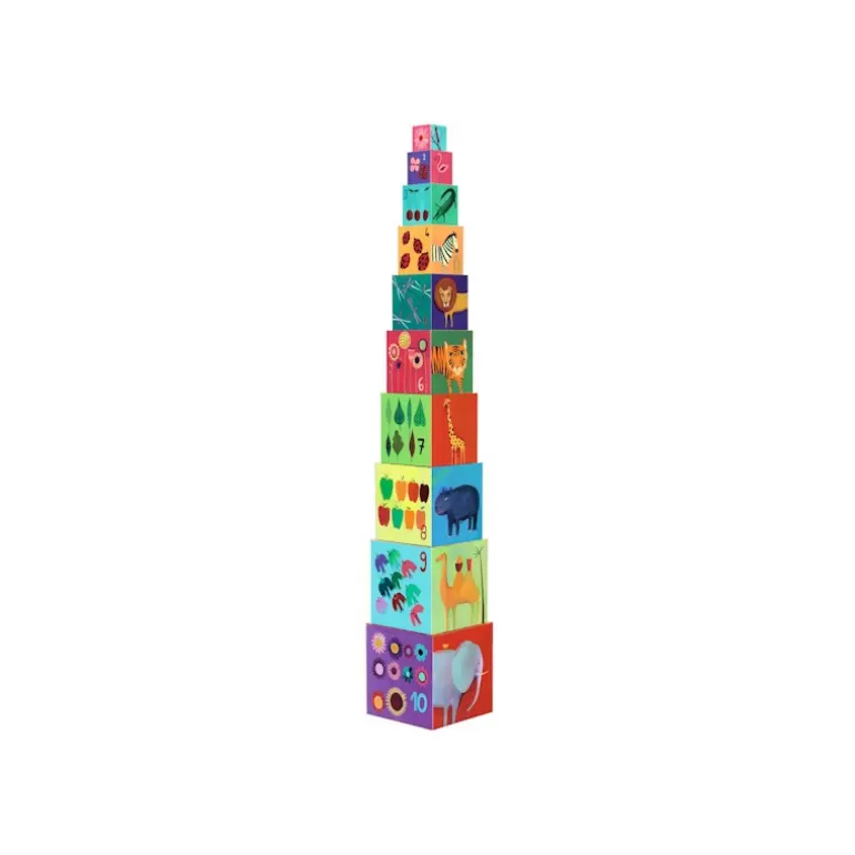 Djeco Jouets Cubes En Bois<Cubes - Natures & Animaux, Cubes Djo8505