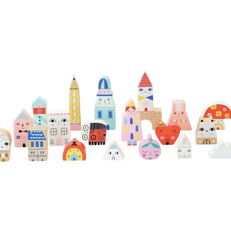 VILAC Jouets Cubes En Bois<Cubes De La Ville "Tiny City" De Suzy Ultman 8902