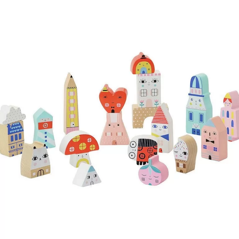 VILAC Jouets Cubes En Bois<Cubes De La Ville "Tiny City" De Suzy Ultman 8902
