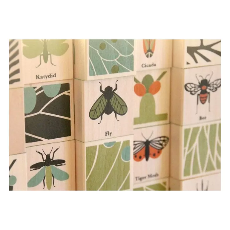 Uncle Goose Jouets Cubes En Bois<Cubes 'Insectes'