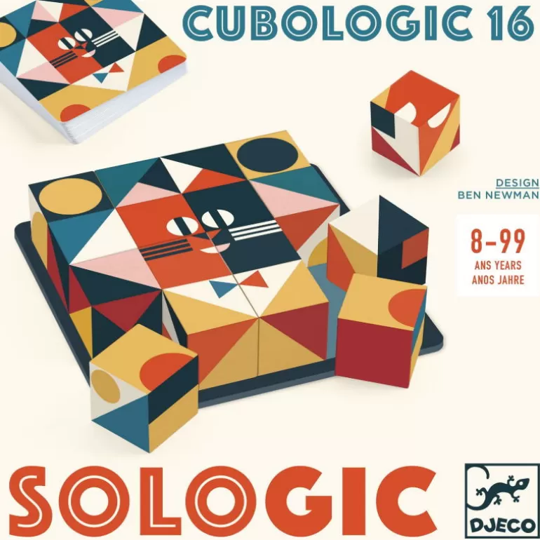 Djeco Jeux De Société<Cubologic 16 Jeu Sologic De 8576