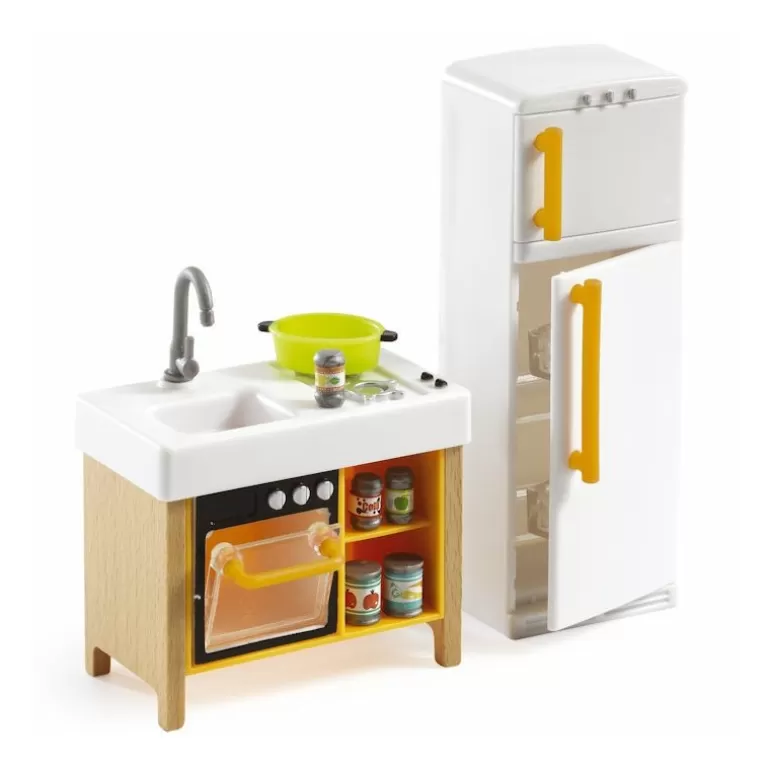 Djeco Maison De Poupee En Bois<Cuisine Compacte 7833