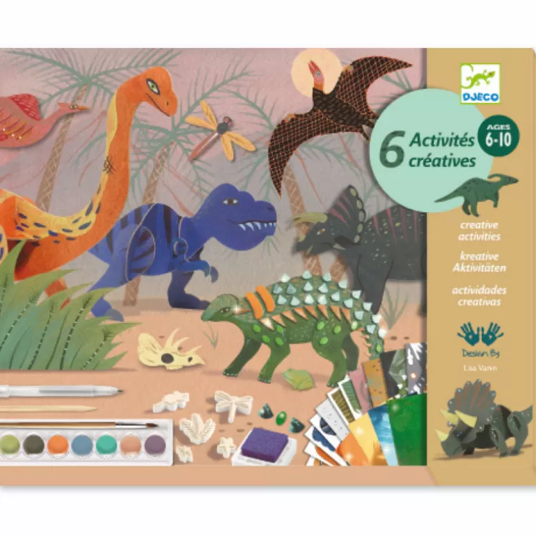 Djeco Cartes À Gratter<Dino Box Coffret D'Activites Creatives Pour Enfant 9331