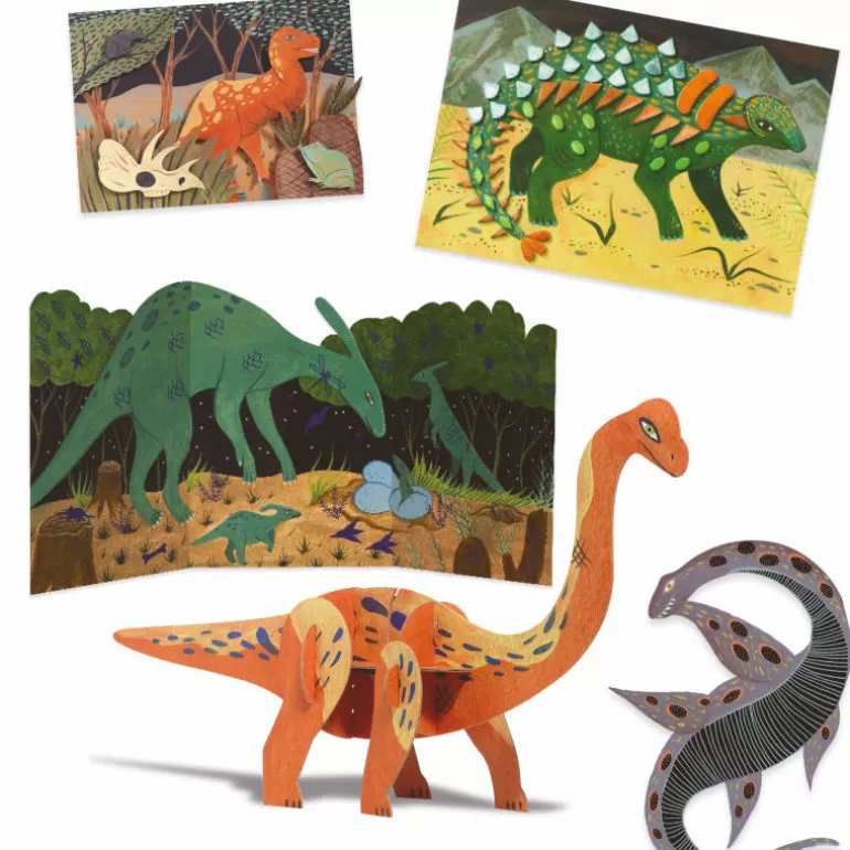 Djeco Cartes À Gratter<Dino Box Coffret D'Activites Creatives Pour Enfant 9331