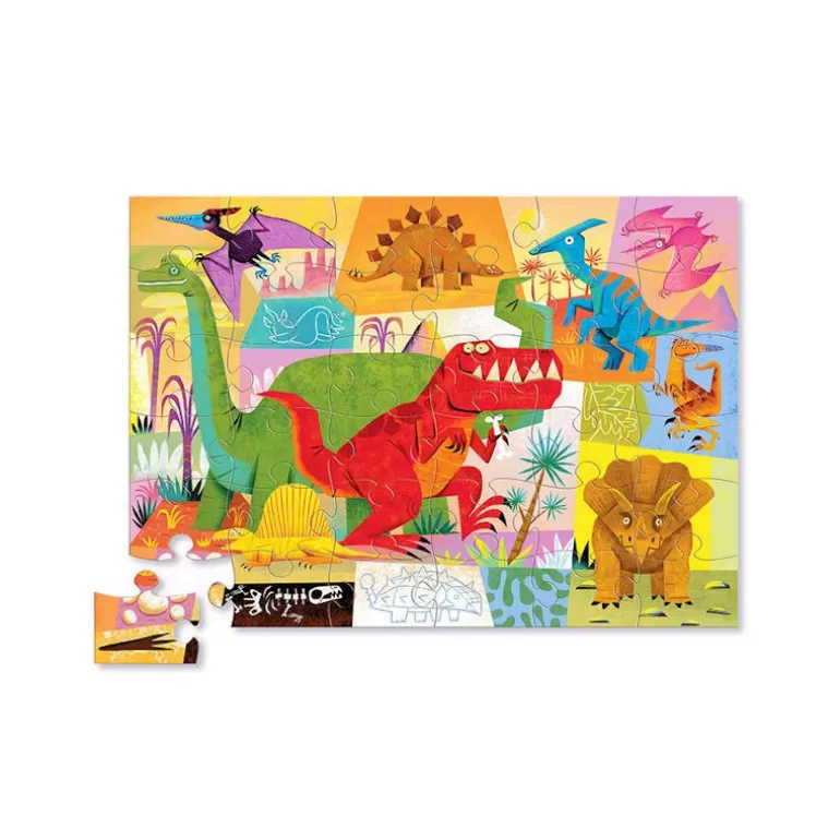 Crocodile Creek Puzzles Dès 4 Ans, 36 Pcs<Dinosaures, Puzzle 36 Pcs