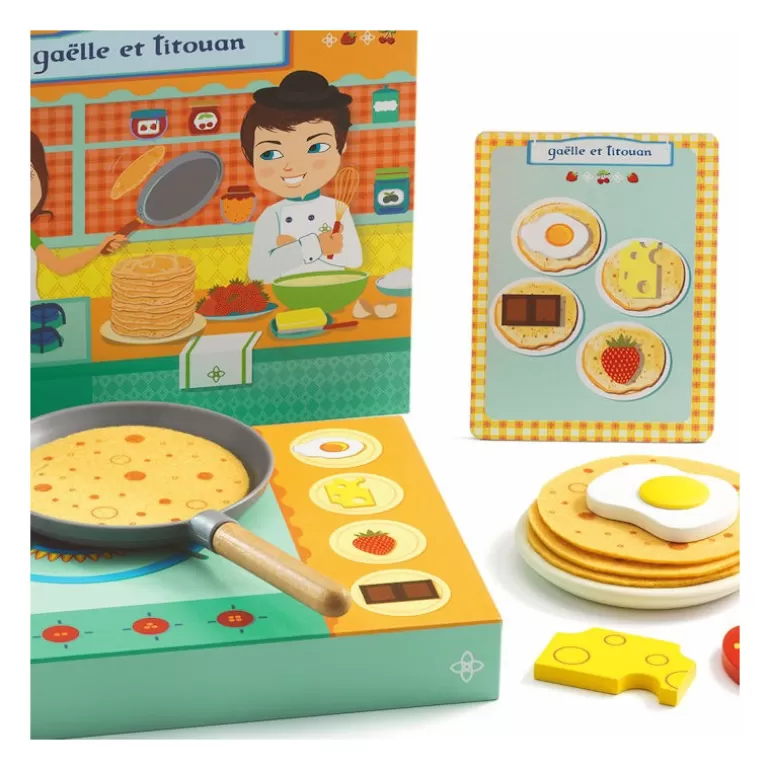 Djeco Jouets Cuisine, Dînette<Dînette Crepes Gaelle Et Titouan 6530