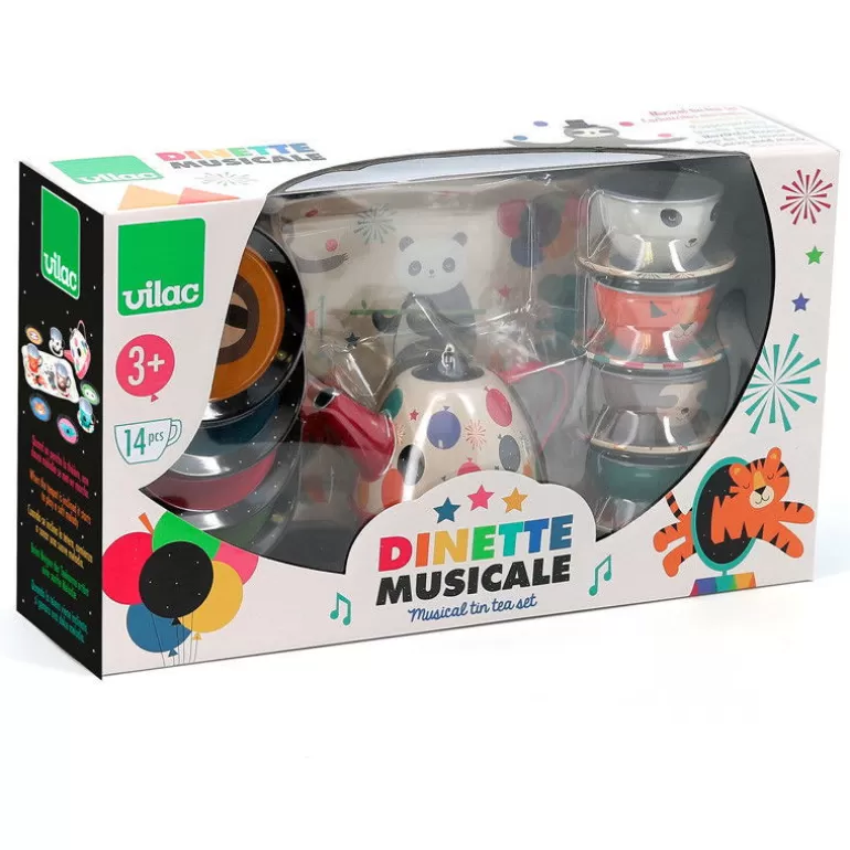 VILAC Jouets Cuisine, Dînette<Dînette Musicale En Metal "Arc-En-Ciel" Andy Westface Pour 7402