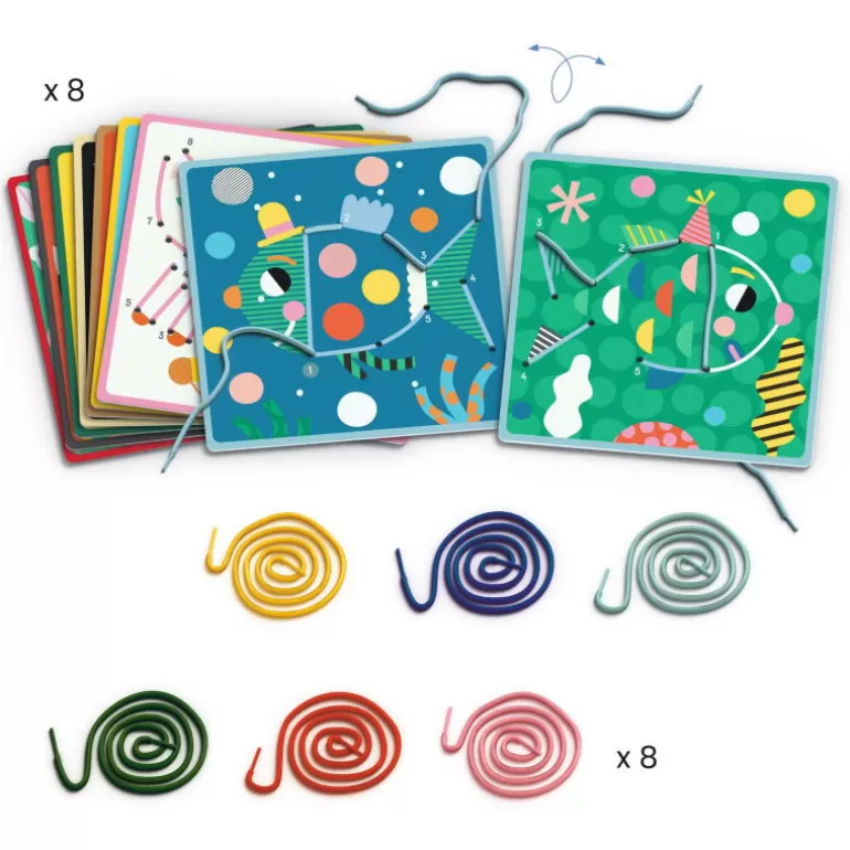 Djeco Bricolage Enfant<Dot-To-Dot, Jeu De Lacage 8326