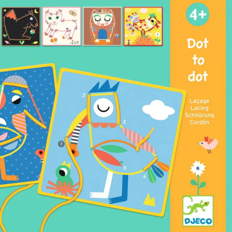 Djeco Bricolage Enfant<Dot-To-Dot, Jeu De Lacage 8326