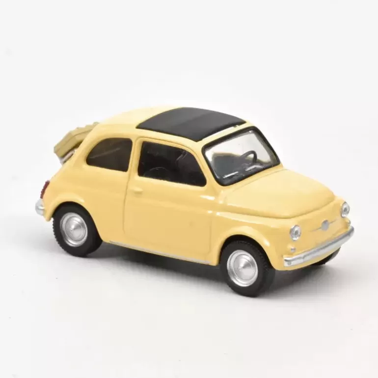 NOREV Jouets Garage, Voitures<Fiat 500 1965 Jaune 1-43Eme