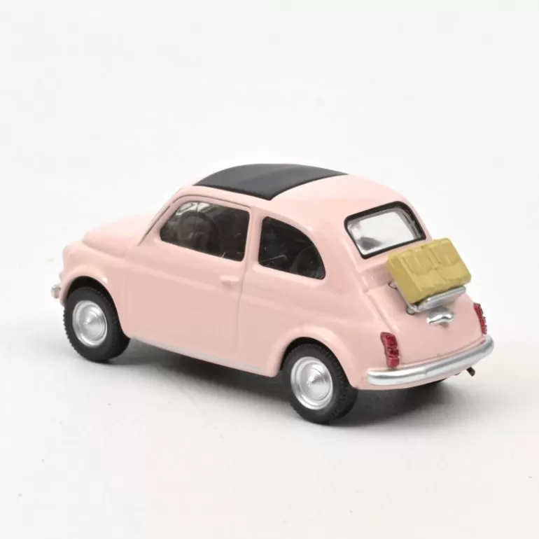 NOREV Jouets Garage, Voitures<Fiat 500 1965 Rose Clair 1-43Eme