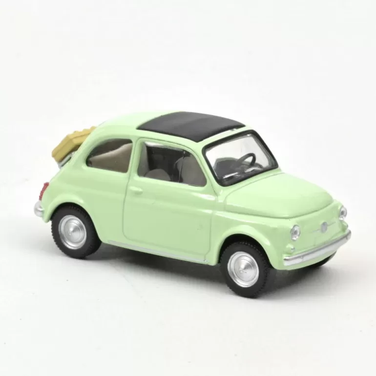 NOREV Jouets Garage, Voitures<Fiat 500 1965 Vert Clair 1-43Eme