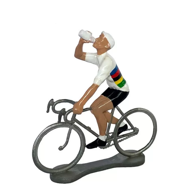 Bernard & Eddy Déco Design<Figurine Cycliste "Assoiffe" Champion Du Monde _
