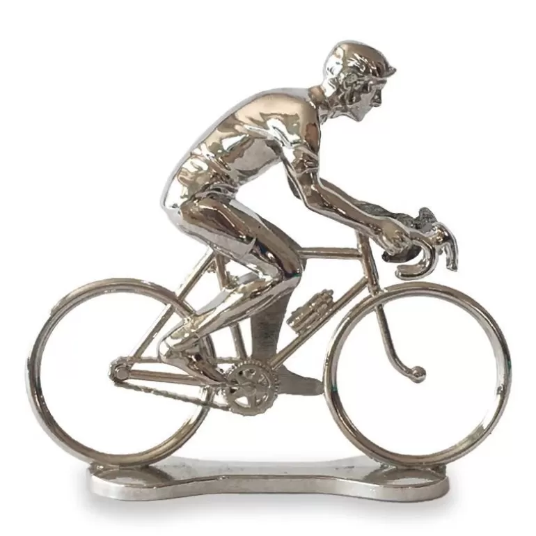 Bernard & Eddy Déco Design<Figurine Cycliste D'Argent _