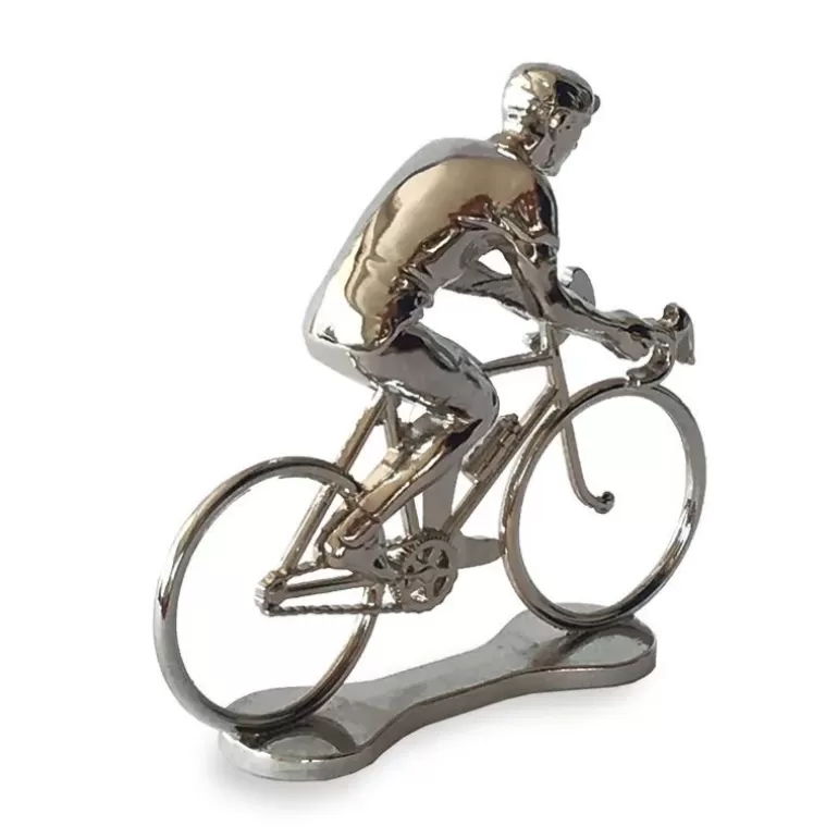 Bernard & Eddy Déco Design<Figurine Cycliste D'Argent _