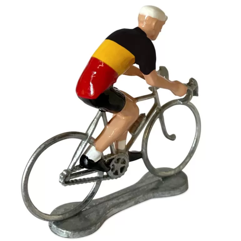 Bernard & Eddy Déco Design<Figurine Cycliste Maillot Belge Tricolore _