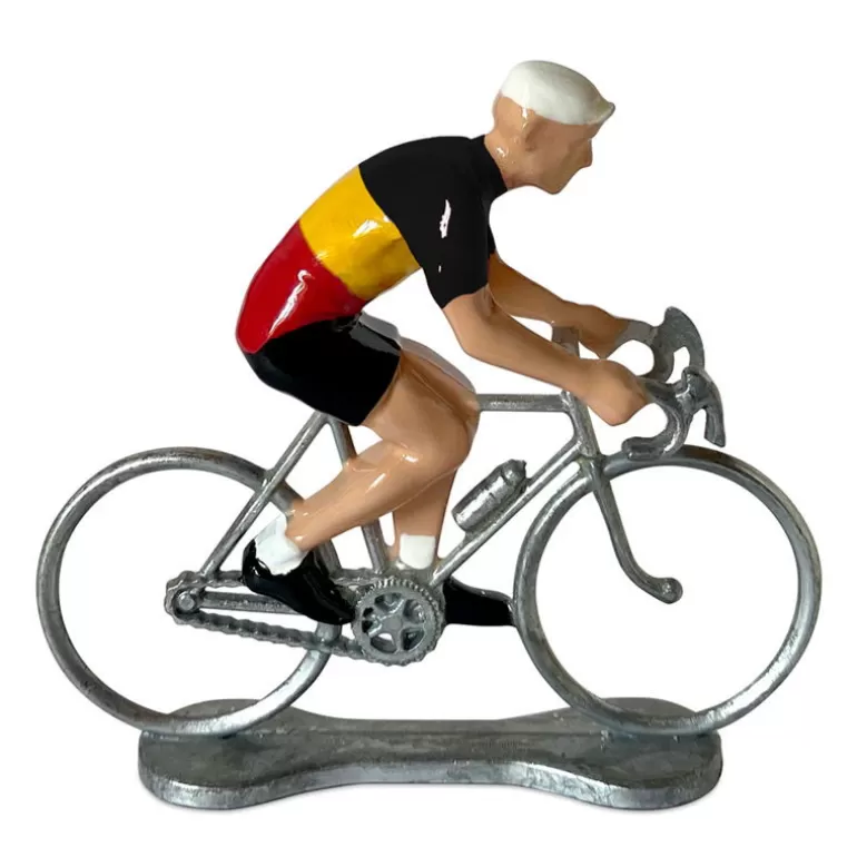 Bernard & Eddy Déco Design<Figurine Cycliste Maillot Belge Tricolore _