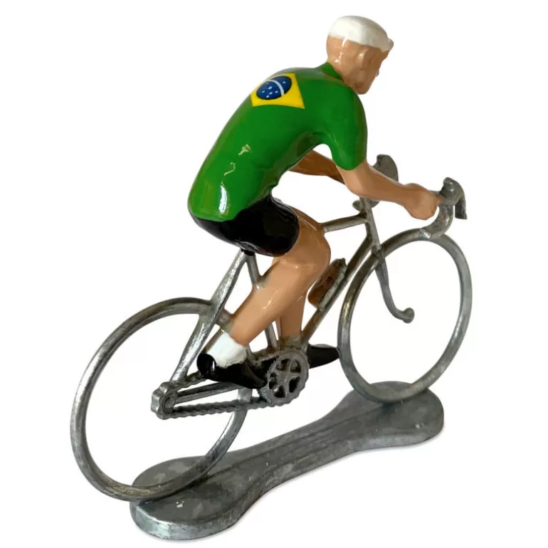 Bernard & Eddy Déco Design<Figurine Cycliste Maillot Bresil _