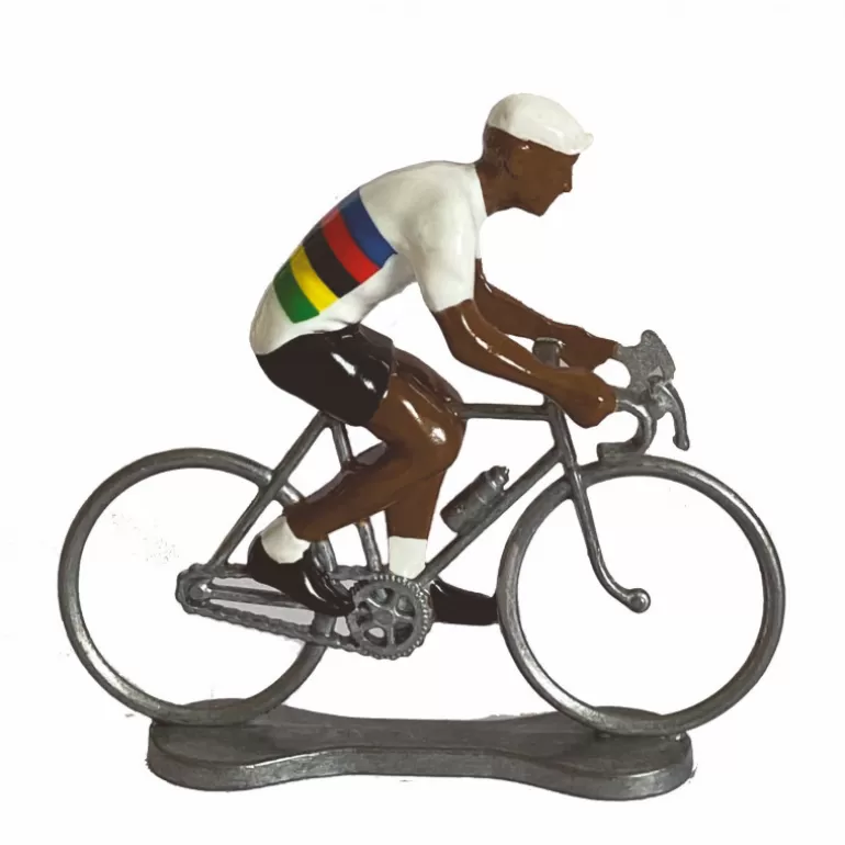 Bernard & Eddy Déco Design<Figurine Cycliste Maillot Champion Du Monde/Black _