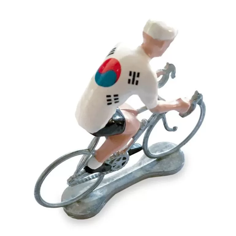 Bernard & Eddy Déco Design<Figurine Cycliste Maillot Coree Du Sud _