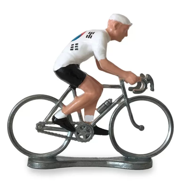 Bernard & Eddy Déco Design<Figurine Cycliste Maillot Coree Du Sud _