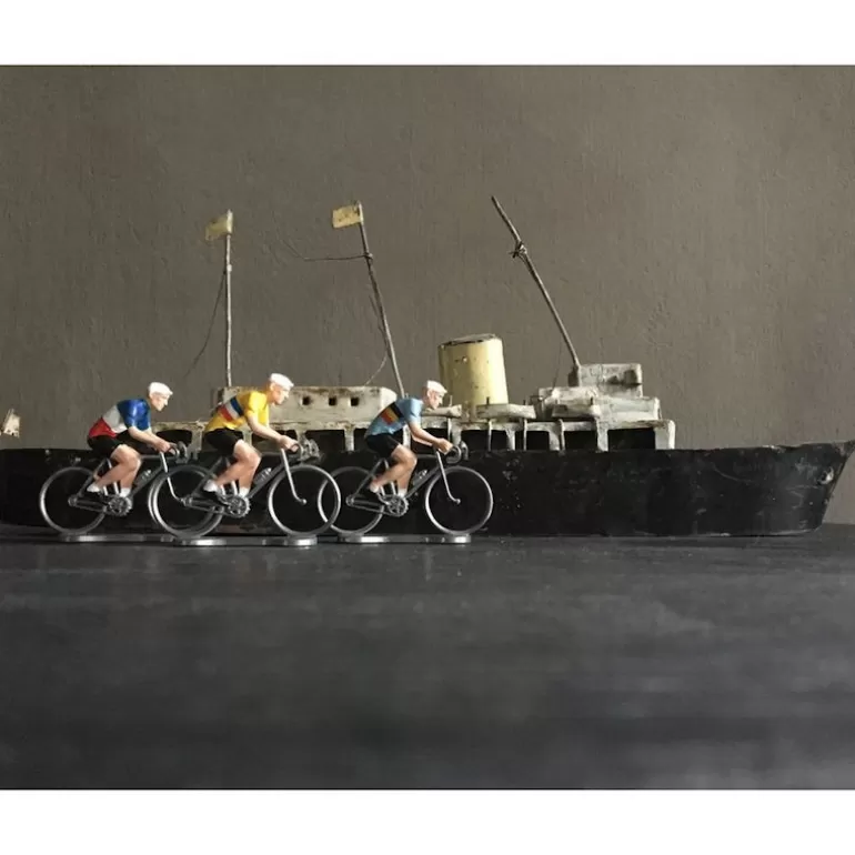 Bernard & Eddy Déco Design<Figurine Cycliste Maillot France _