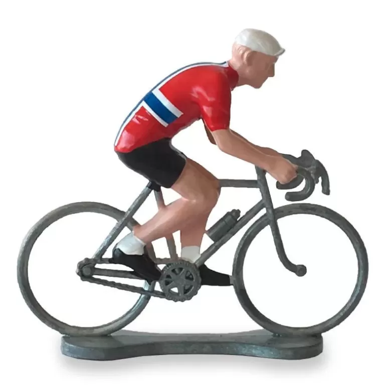 Bernard & Eddy Déco Design<Figurine Cycliste Maillot Norvege _