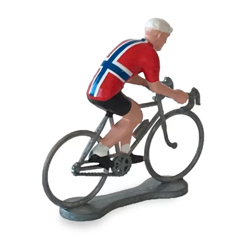 Bernard & Eddy Déco Design<Figurine Cycliste Maillot Norvege _