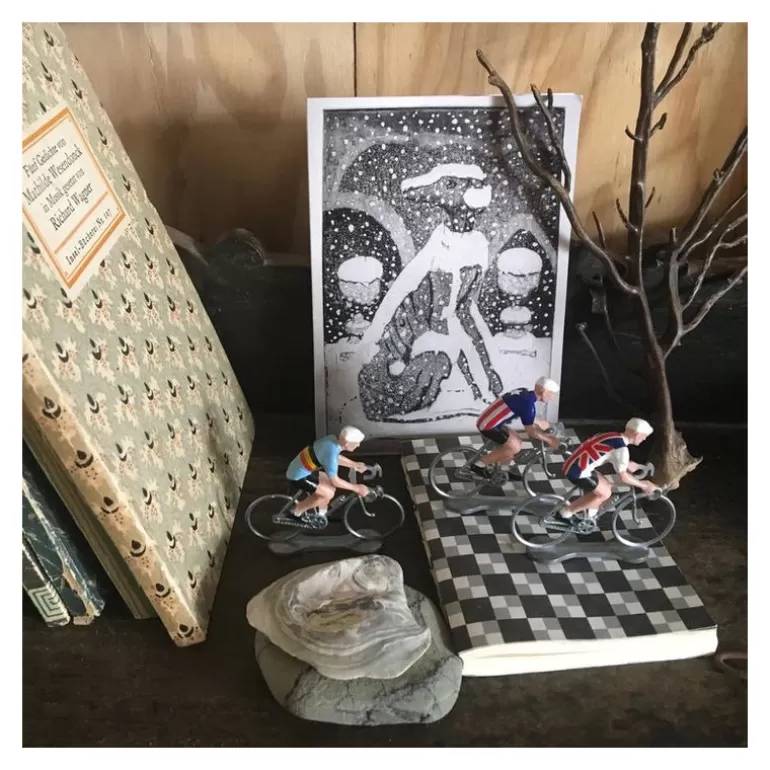Bernard & Eddy Déco Design<Figurine Cycliste Maillot Usa _