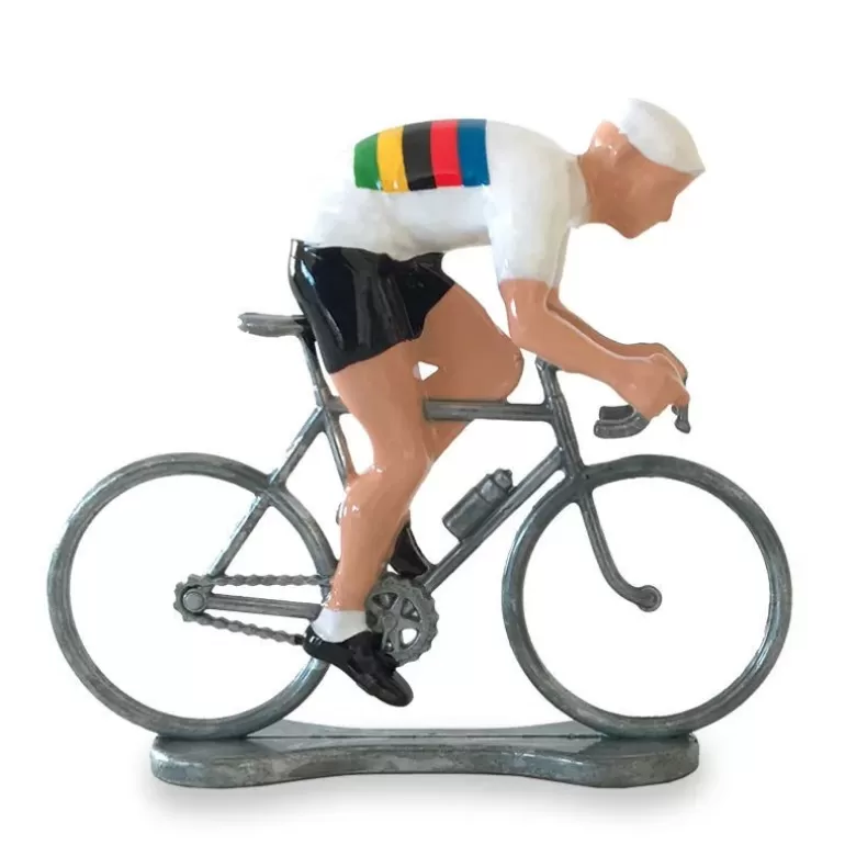 Bernard & Eddy Déco Design<Figurine Cycliste Sprinteur Champion Du Monde _