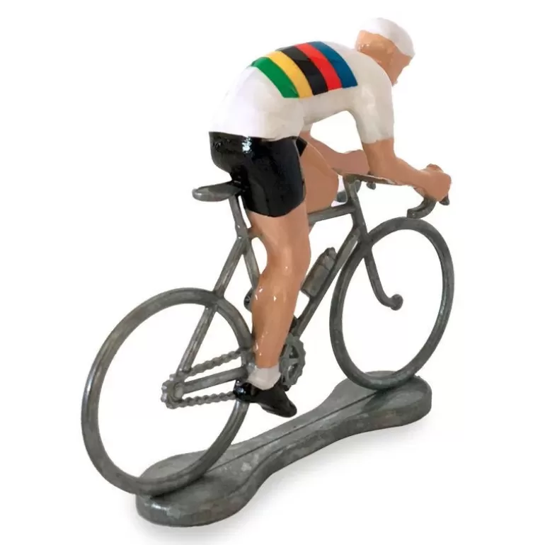 Bernard & Eddy Déco Design<Figurine Cycliste Sprinteur Champion Du Monde _