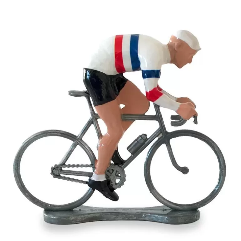 Bernard & Eddy Déco Design<Figurine Cycliste Sprinteur Maillot France _