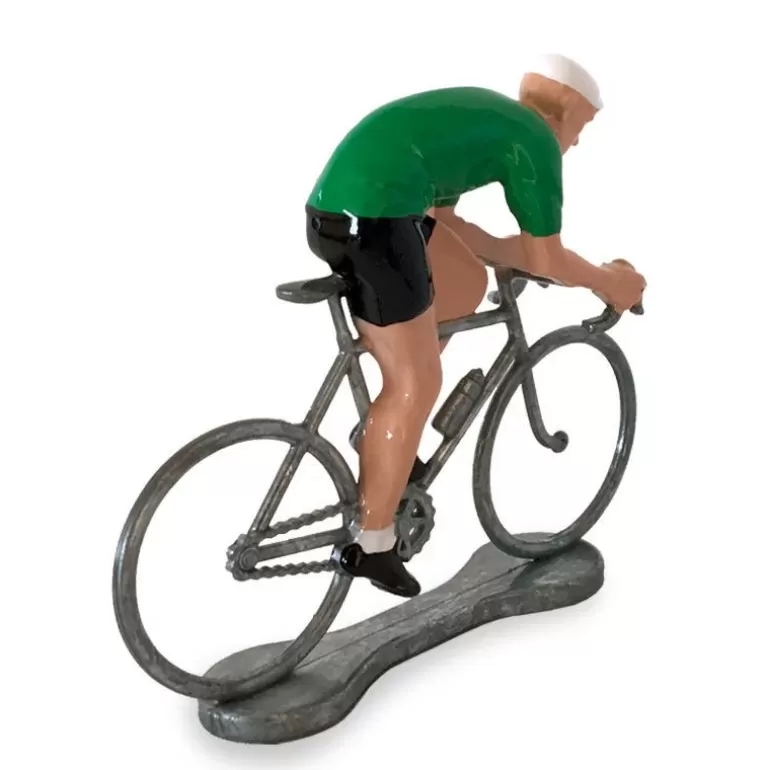 Bernard & Eddy Déco Design<Figurine Cycliste Sprinteur Maillot Vert _