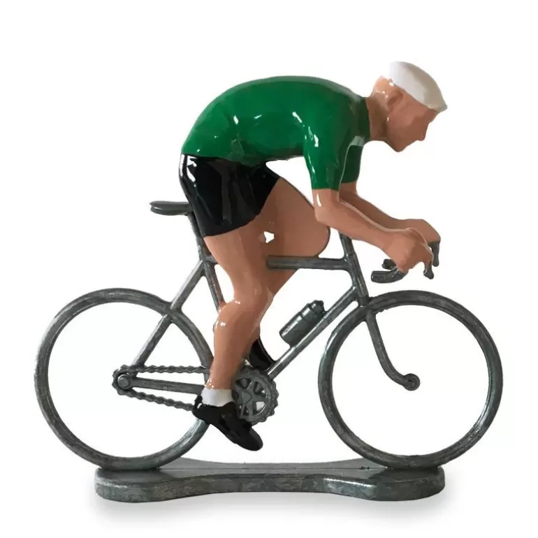 Bernard & Eddy Déco Design<Figurine Cycliste Sprinteur Maillot Vert _