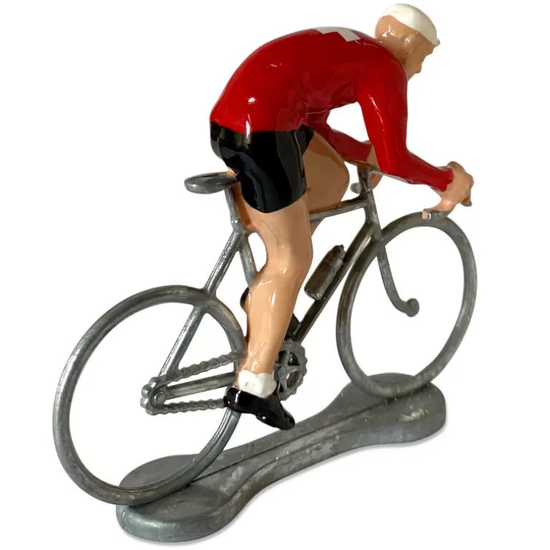 Bernard & Eddy Déco Design<Figurine Cycliste Sprinteur Suisse _