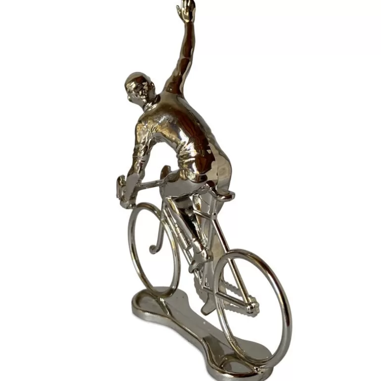 Bernard & Eddy Déco Design<Figurine Cycliste Winner Argent _